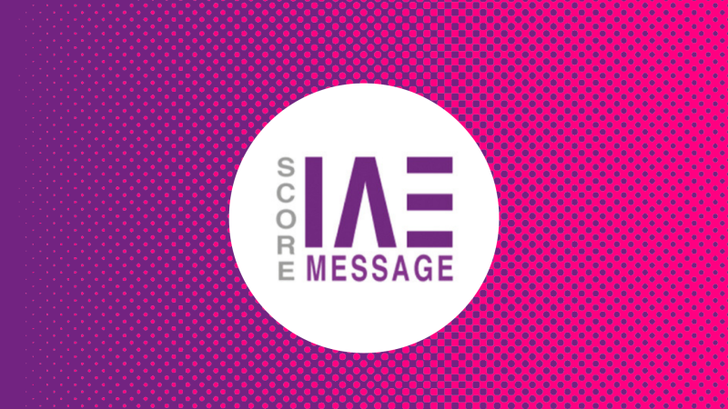 Visuel score iae message 2022