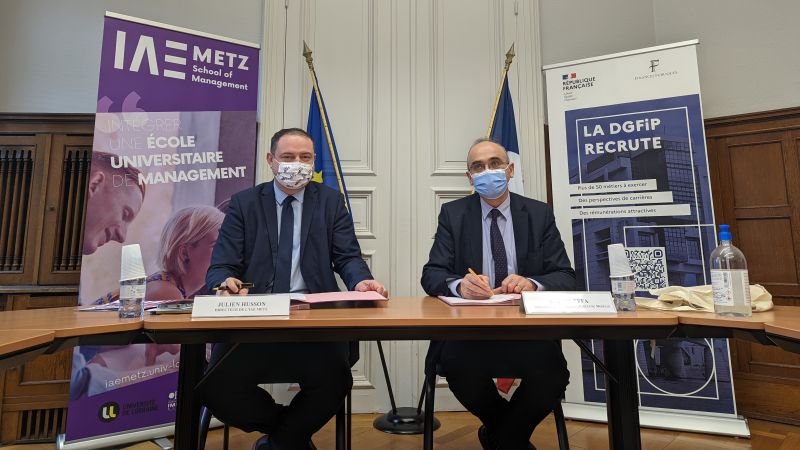 Signature convention - DGFIP - IAE Metz