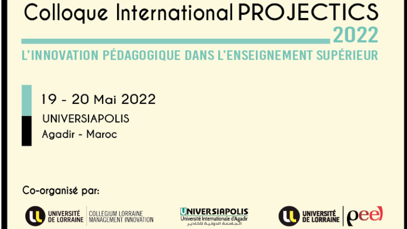 Colloque Projectics 2022