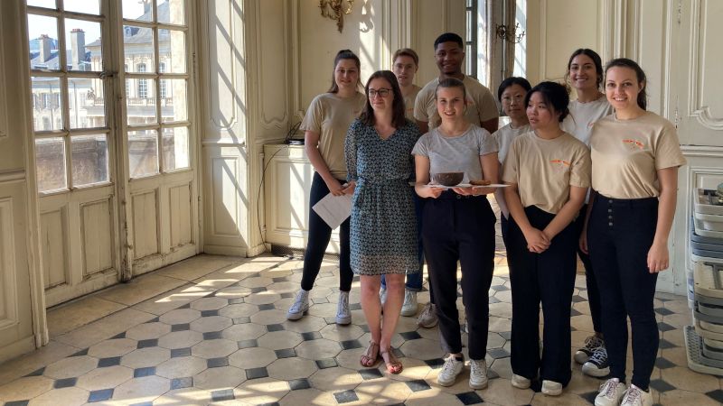 Etudiants à Ecotrophelia 2022