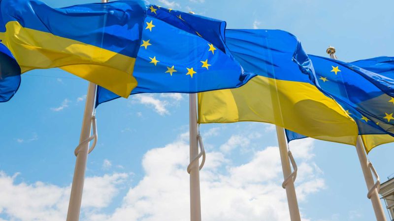 Drapeaux Ukraine Europe