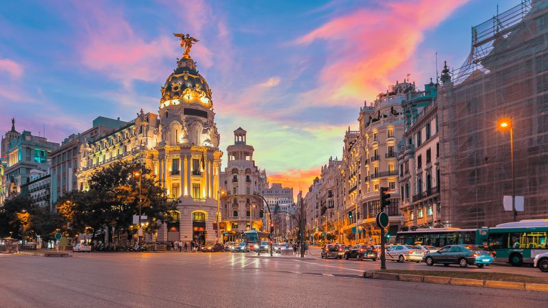 Paysage de Madrid