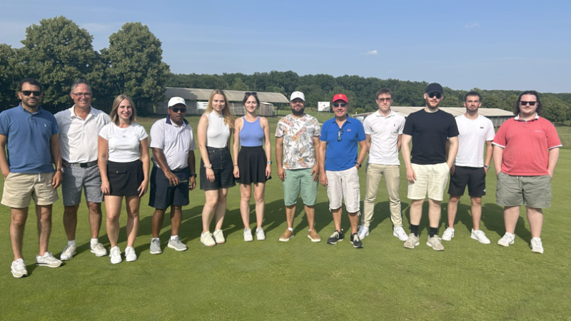 Photo des participants au tournoi de Golf
