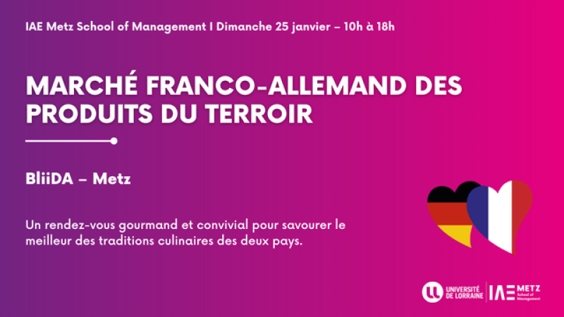 Un rendez-vous gourmand et convivial pour savourer le meilleur des traditions culinaires des deux pays.