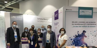 Photographie du Stand de l'IAE Metz au Grand Est Numérique 2020