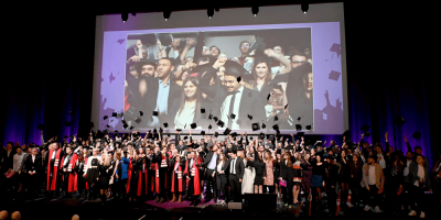 Lancé de chapeaux, Remise des Diplômes Promo 21