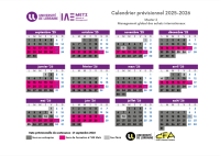 Calendrier alternance 2025-2026 - M2 Management Global des Achats Internationaux