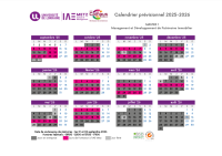 Calendrier alternance 2025-2026 - M1 Management et Développement de Patrimoines Immobiliers