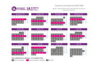 Calendrier alternance 2025-2026 - M2 Management des Organisations du Secteur Sanitaire et Social