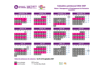 Calendrier alternance 2026-2027 - M1 Management et Développement de Patrimoines Immobiliers