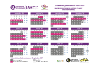 Calendrier alternance 2026-2027 - M2 Contrôle de Gestion et Audit Organisationnel