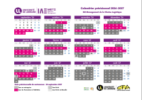 Calendrier alternance 2026-2027 - M2 Management de la Chaîne Logistique