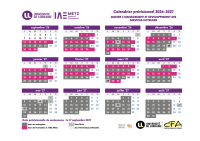 Calendrier alternance 2026-2027 - M2 Management et Développement des Services Hôteliers