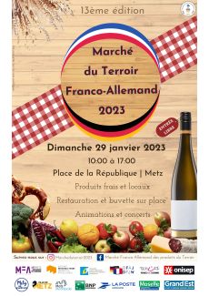 Affiche marché du terroir 2023