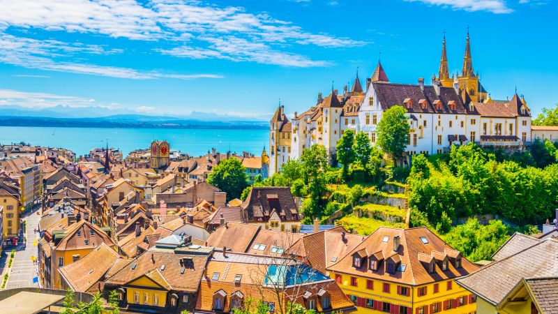 Ville de Neuchâtel, Suisse
