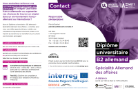 Flyer DU B2 Allemand - en Français